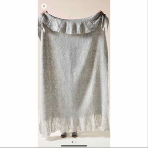 Brand New Anthropologie Beverley Throw Blanket
